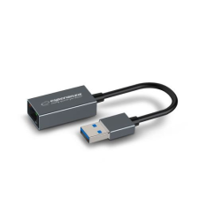 Esperanza ESPERANZA GIGABIT ETHERNET 1000 MBPS ADAPTER USB 3.0-RJ45 ENA101 kábel és adapter
