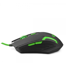 Esperanza FIGHTER MX205 Gamer Egér Fekete/Zöld (EGM205G) egér