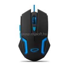 Esperanza MX205 Fighter gamer vezetékes egér (fekete-kék) (ESPERANZA_EGM205B) egér