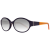 Esprit , eredeti, ovális lencsés női napszemüveg, fekete-narancssárga szárral