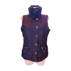  Esprit fekete vastag toll béléses női mellény (méret: M)