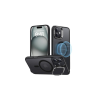 ESR Classic Hybrid (HaloLock) ESR case with stand for iPhone 16 (black)