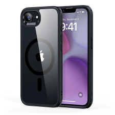 ESR Classic Hybrid HaloLock MAGSAFE tok iPhone 16E készülékhez átlátszó/fekete tok és táska