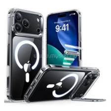 ESR CLASSIC HYBRID szilikon telefonvédő (ütésállóság, légpárnás sarok, kitámasztó, MagSafe) ÁTLÁTSZÓ (GP-174876) tok és táska