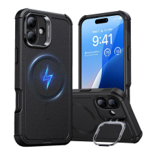 ESR Cyber Tough (HaloLock) tok iPhone 16 - fekete tok és táska