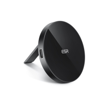 ESR HaloLock Kickstand vezeték nélküli MagSafe wireless gyorstöltő, fekete mobiltelefon kellék