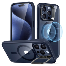 ESR Husa pentru iPhone 15 Pro - ESR Classic hibrid HaloLock kitámasztó - átlátszó sötétkék tok és táska