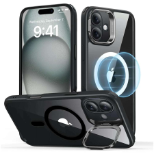 ESR IPhone 16 tok - ESR Classic Hybrid HaloLock Kickstand - átlátszó fekete tok és táska