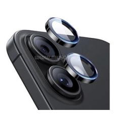 ESR kameravédő üveg (9H + segédkeret) FEKETE (GP-174892) mobiltelefon kellék