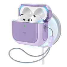 ESR ORBIT HALOLOCK műanyag tok (ütésállóság, kézpánt, MagSafe) LILA Apple AirPods 4 fülhallgató, fejhallgató tok