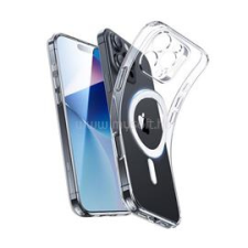 ESR ZERO HALOLOCK szilikon telefonvédő (ütésállóság, légpárnás sarok, MagSafe) ÁTLÁTSZÓ (GP-164286) tok és táska