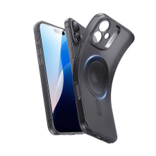 ESR ZERO HALOLOCK szilikon telefonvédő (ütésállóság, légpárnás sarok, MagSafe) FEKETE Apple iPhone 16 tok és táska