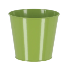 Esschert Design Cink virágcserép, 16 cm átmérőjű, zöld kerti tárolás