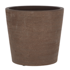 Esschert Design Terrakotta virágcserép, sötétbarna, 25 cm átmérőjű kerti tárolás