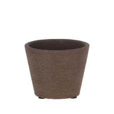 Esschert Design Terrakotta virágcserép, sötétbarna, 9 cm átmérőjű kerti tárolás