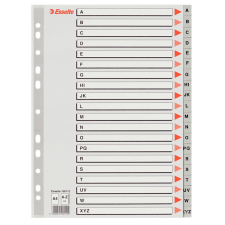 ESSELTE A4 A-Z-ig műanyag regiszter regiszter és tartozékai