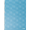 ESSELTE Colour'Breeze 80 lapos A4 kockás spirálfüzet - Kék (628476)