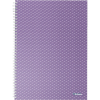 ESSELTE Colour'Breeze 80 lapos A4 kockás spirálfüzet - Lila (628479)