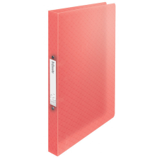 ESSELTE Colour Breeze PP 2-gyűrűs gyűrűskönyv 25mm koral 628435 irattartó