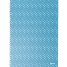 ESSELTE colour&quot;breeze spirálfüzet, a4, kockás, kék füzet