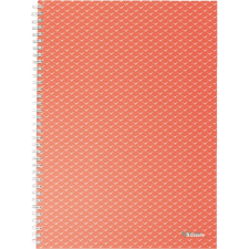 ESSELTE colour"breeze spirálfüzet, a4, vonalas, korall füzet