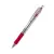 ESSELTE Golyóstoll, 0,21 mm, nyomógombos, ZEBRA "Tapli Clip ECO", piros