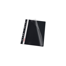 ESSELTE Gyorsfűző lefűzhető A4, PP 10 db/csomag, Esselte Vivida fekete lefűző