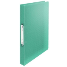 ESSELTE Gyűrűs könyv, 2 gyűrű, 25 mm, A4, PP, ESSELTE "Colour’Breeze", zöld gyűrűskönyv