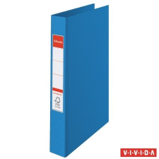 ESSELTE Gyűrűs könyv, 2 gyűrű, 42 mm, A4, PP/PP,  "Standard", Vivida kék gyűrűskönyv