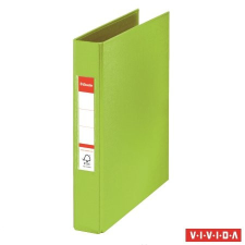 ESSELTE Gyűrűs könyv, 2 gyűrű, 42 mm, A5, PP, ESSELTE &quot;Standard&quot;, Vivida zöld gyűrűskönyv