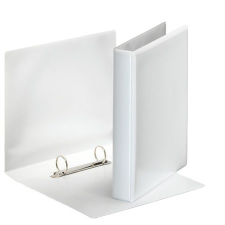ESSELTE Gyűrűs könyv, panorámás, 2 gyűrű, D alakú, 46 mm, A5, PP/PP, , fehér mappa