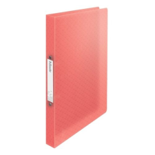 ESSELTE Gyűrűskönyv ESSELTE Colour Breeze PP 2 gyűrűs 25mm korall gyűrű