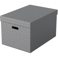 ESSELTE home l méret 3db/csomag szürke tárolódoboz 628287 bútor