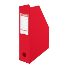 ESSELTE Iratpapucs karton összehajtható Esselte A/4 8 cm gerinccel piros 56003