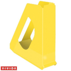ESSELTE Iratpapucs, műanyag, 68 mm, ESSELTE "Europost", Vivida sárga