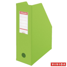 ESSELTE Iratpapucs, PVC/karton, 100 mm, összehajtható, ESSELTE, Vivida zöld munkavédelmi cipő