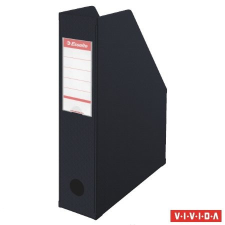 ESSELTE Iratpapucs, PVC/karton, 70 mm, összehajtható, ESSELTE, Vivida fekete munkavédelmi cipő