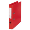 ESSELTE Iratrendező, 50 mm, A4, PP, élvédő sínnel, ESSELTE "Standard", piros