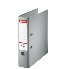 ESSELTE Iratrendező, 80 mm, A4, PP, élvédő sínnel, ESSELTE "Standard Plus", szürke irattartó