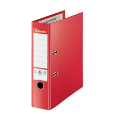 ESSELTE Iratrendező, 80 mm, A4, PP, élvédő sínnel, ESSELTE "Standard Plus", Vivida piros irattartó