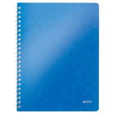 Esselte Kft. Leitz WOW spirálfüzet, A4, kockás, kék iskolai kiegészítő