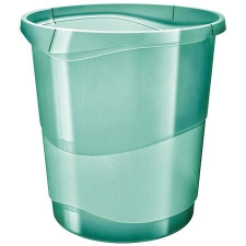 ESSELTE Papírkosár, 14 liter, ESSELTE "Colour`Breeze", áttetsző zöld irattálca