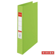 ESSELTE &quot;Standard&quot; Vivida A4 42 mm 2 gyűrűs PP zöld gyűrűskönyv gyűrűskönyv