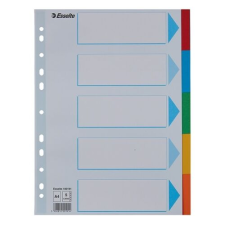 ESSELTE Regiszter ESSELTE Standard A/4 karton 5 részes regiszter és tartozékai