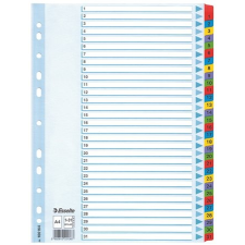 ESSELTE Regiszter, karton, A4, 1-31, ESSELTE  Mylar regiszter és tartozékai
