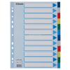 ESSELTE Regiszter, műanyag, A4, 12 részes, ESSELTE