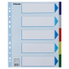 ESSELTE Regiszter, műanyag, A4 Maxi, 5 részes, ESSELTE