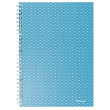 ESSELTE Spirálfüzet, A5, vonalas, 80 lap, ESSELTE Colour`Breeze, kék (E628471) füzet