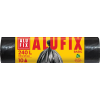ESSELTE Szemeteszsák, 240 l, 10 db, 100x125 cm, 20 µ, ALUFIX "Economy", fekete