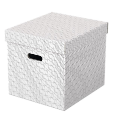 ESSELTE Tárolódoboz esselte home kocka alakú fehér 3db/csomag 628288 bútor